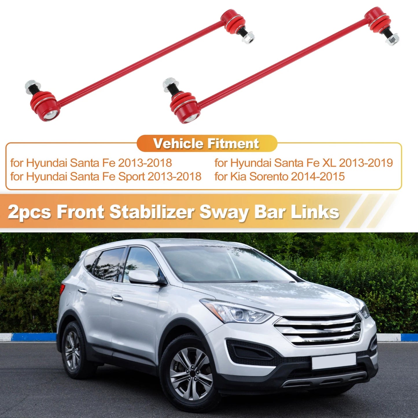 Front Sway Bar Links for Hyundai Santa Fe, Kia Sorento (2001-2023)