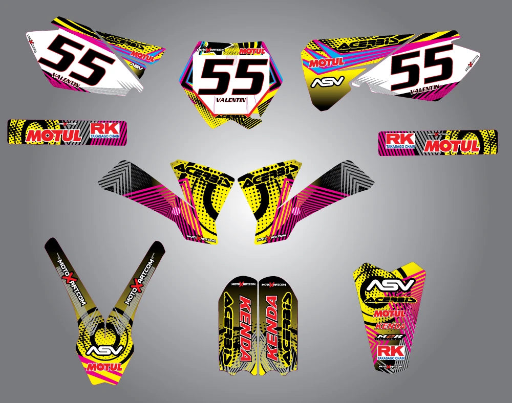 Full Custom Graphic Kit for KTM 85 (2006-2012)