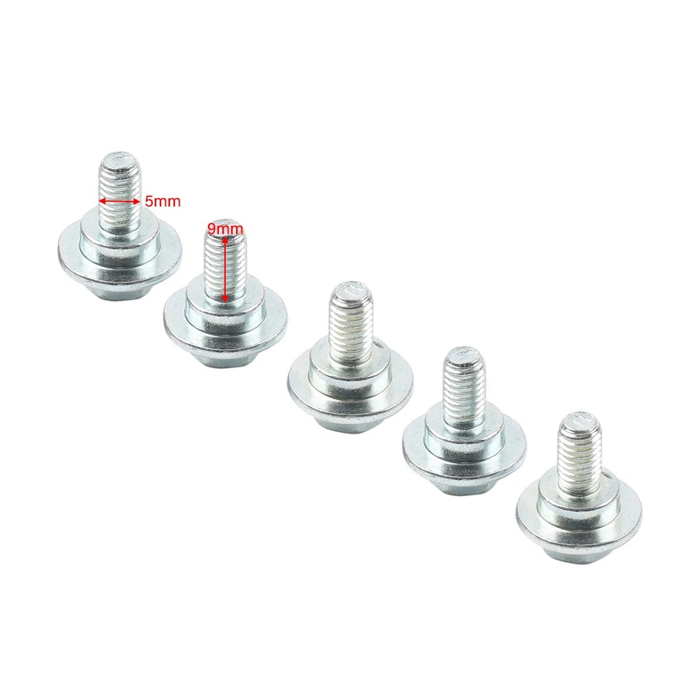 6 Pcs Radiator Shroud Bolts M5x9 for Honda CRF 250R 250X 450R 450X (2004-2023)