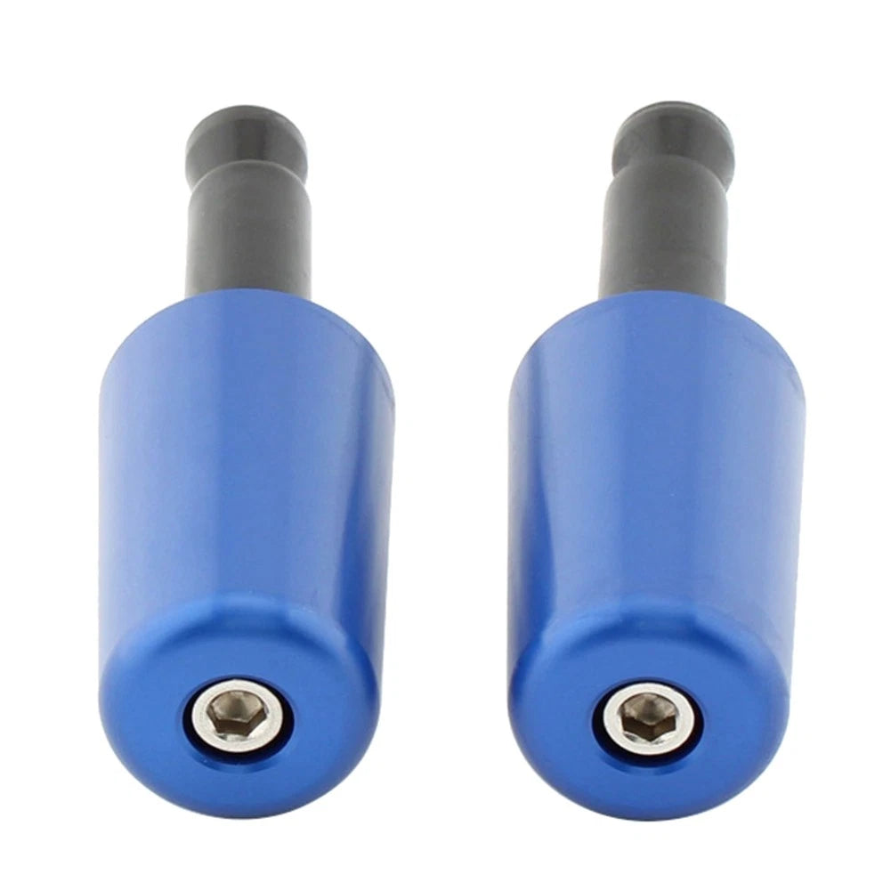 2 x Universal Motorcycle 50.8mm Handlebar Hand Grips & End Caps for Various Models