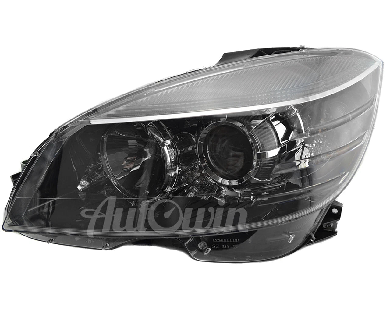 Black Halogen Headlight for Mercedes Benz C Class W204 (2007-2014)
