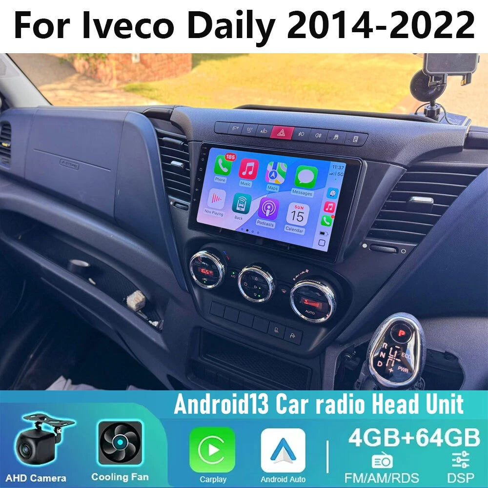 Wireless Carplay Android Auto Head Unit Radio for Iveco Daily (2014-2020)