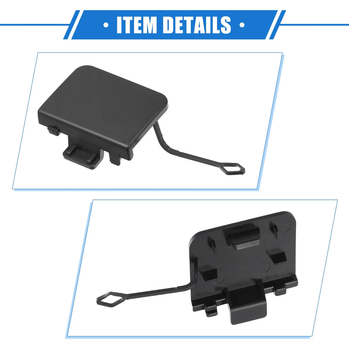 Rear Bumper Tow Hook Eye Hole Cover for Mercedes-Benz GL-Class (2007-2012)