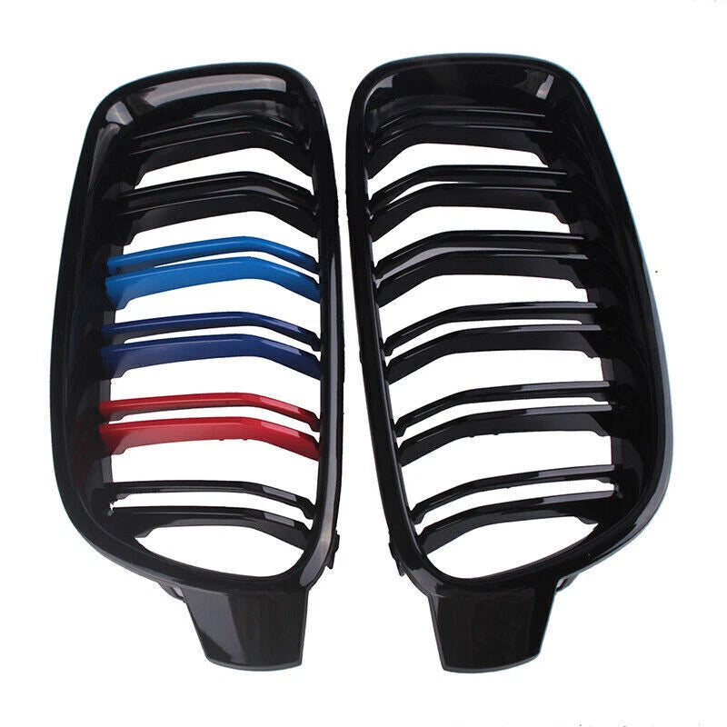 Front Bumper Kidney Grille Cover for BMW F30 320i 328i 335i (2012-2019)
