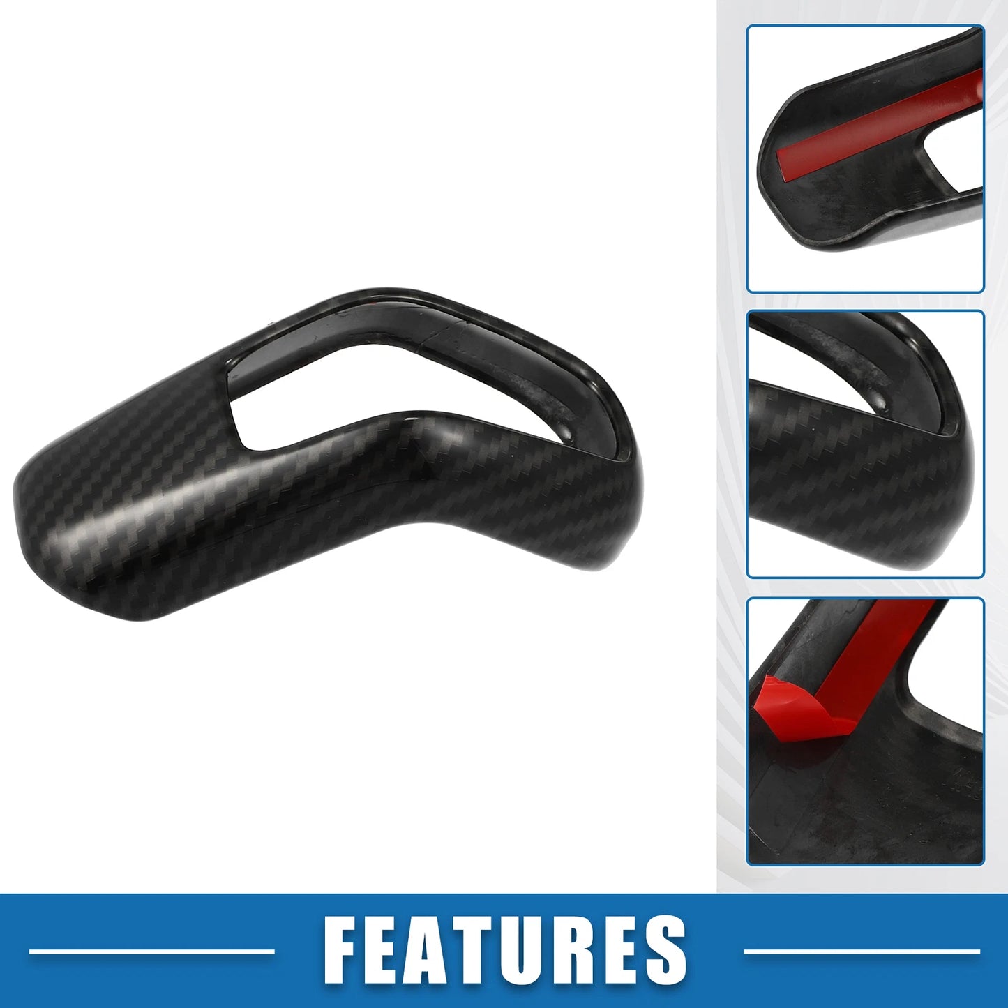 Black Gear Shift Knob Trim for Land Rover Defender 90 110 (2020-2022)
