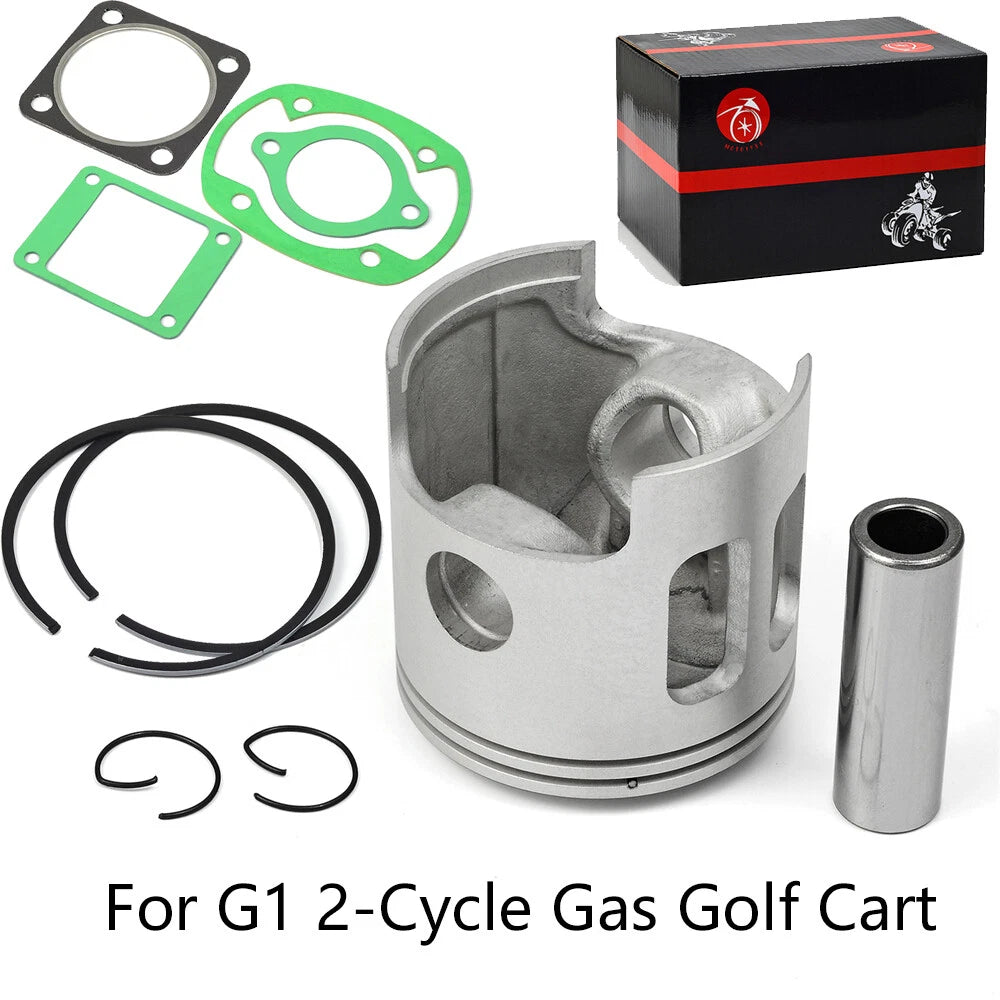 2 x Piston Gasket Kit & Piston Ring for Yamaha G1 (1980–1983)