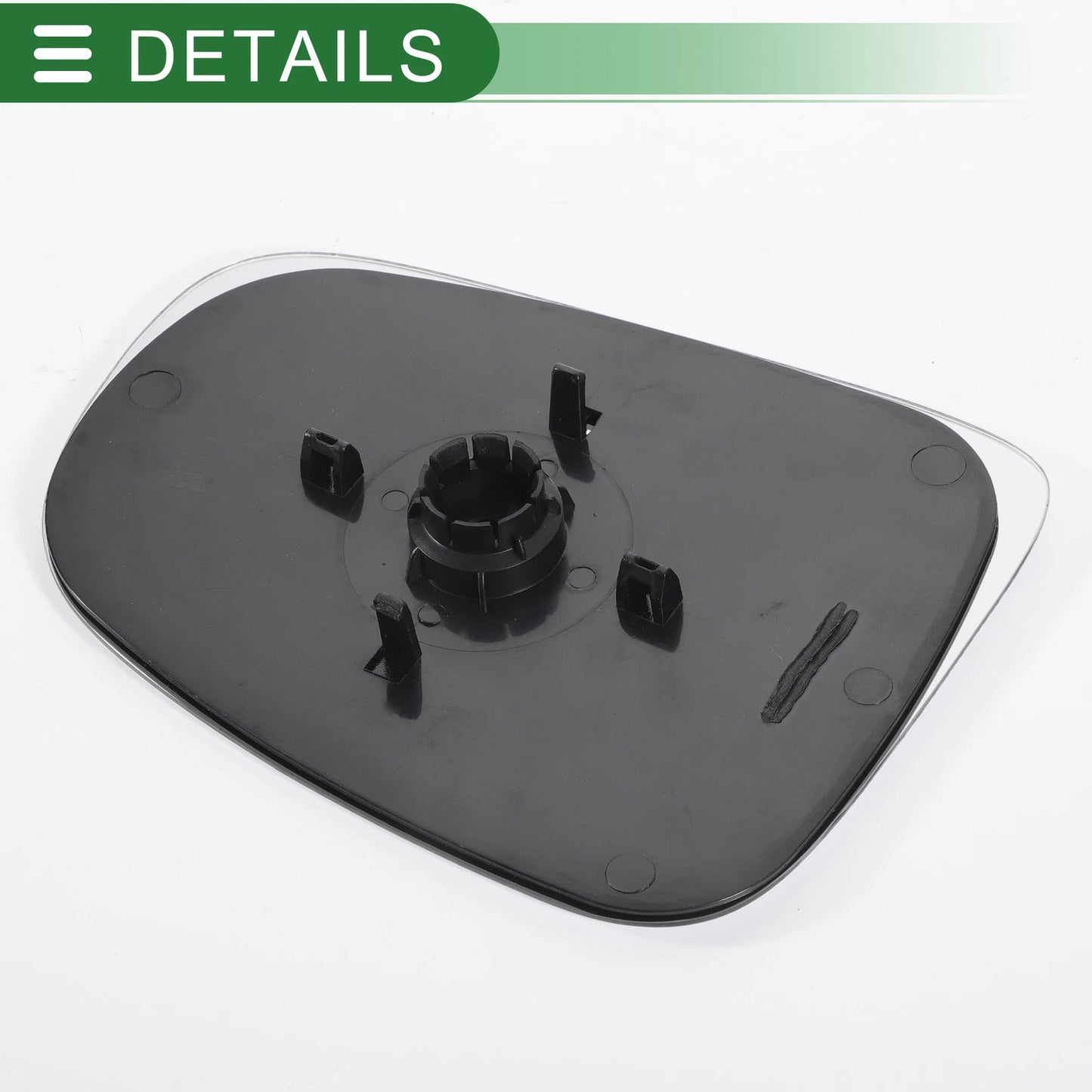 Right Side Blue Mirror Glass with Back Convex for Ford