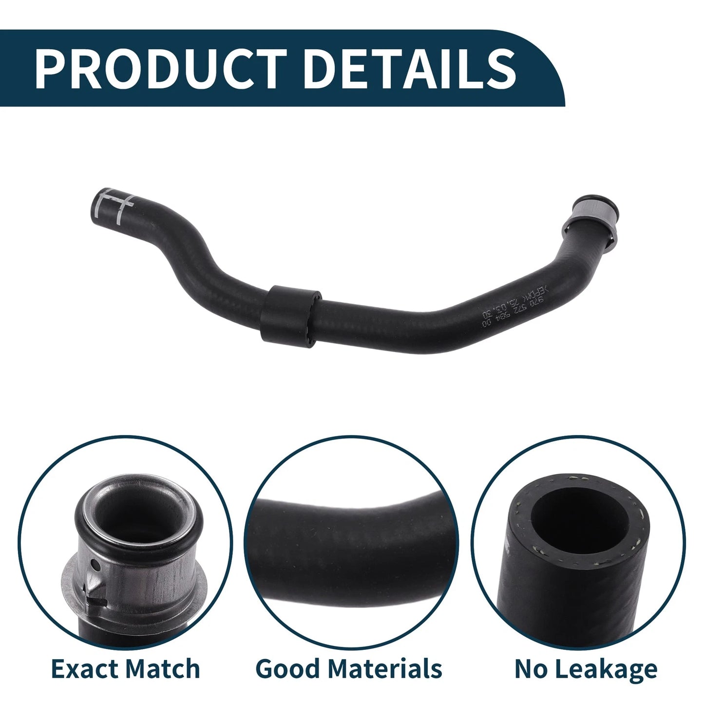 Radiator Hose Rubber Coolant Pipe for Porsche Panamera