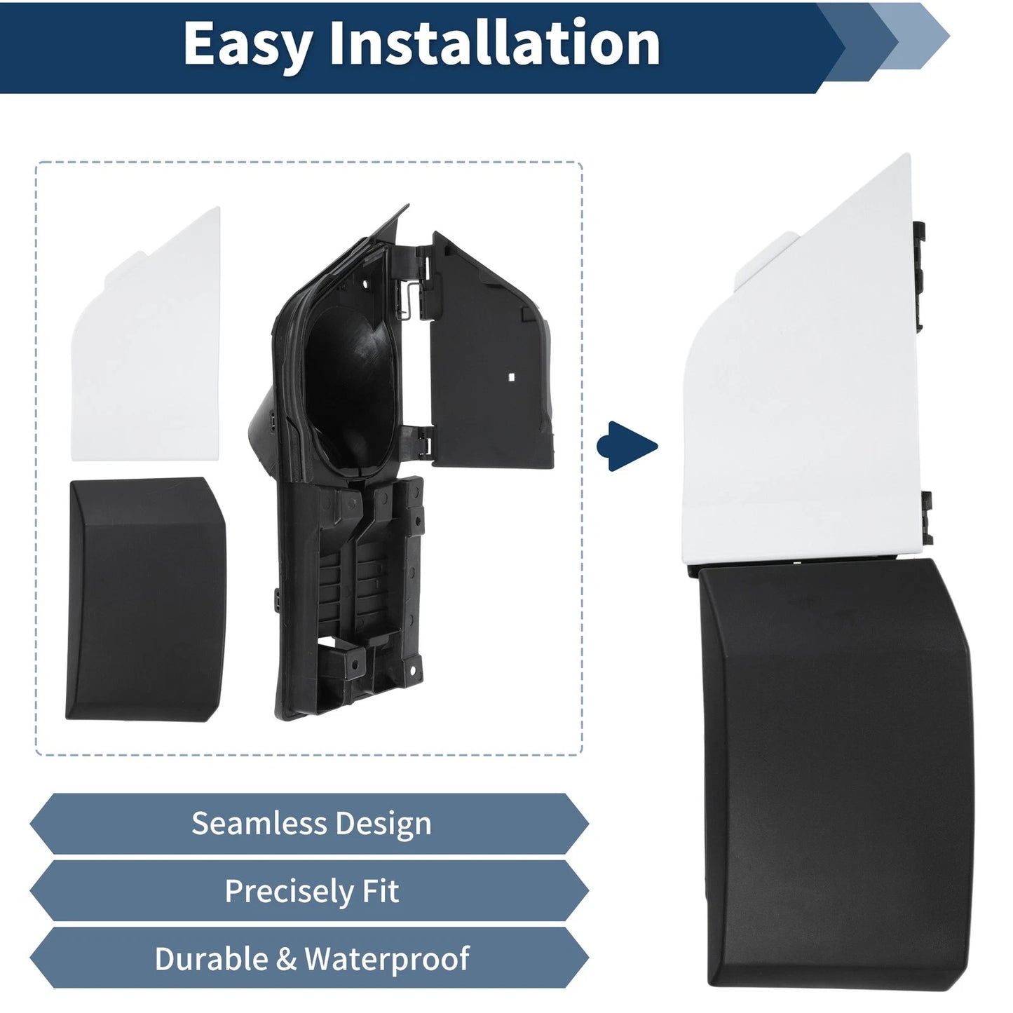 Fuel Tank Door Cover for Ford Transit 150 250 350 HD (2015-2023)