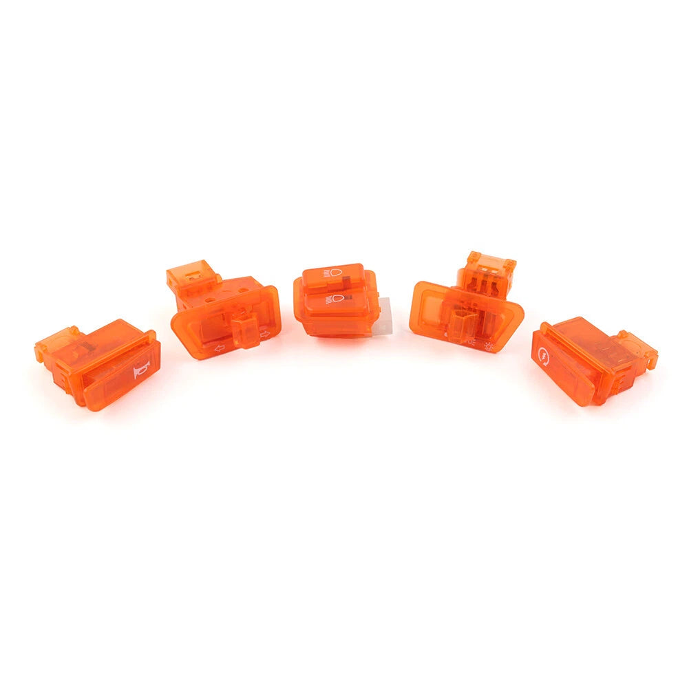5Pcs Turn Signal Headlight Ignition Horn Switch Caps for GY6 50 125 150cc