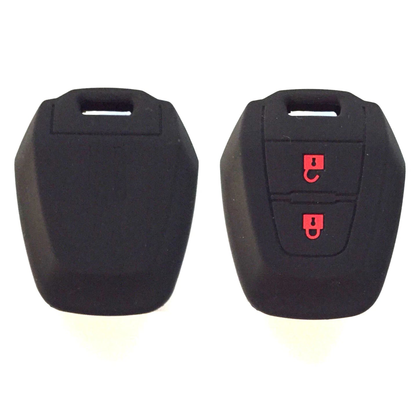 1pc Black Car FOB Key Cover Case Silicone Protector For D-MAX MUX Truck ISUZU