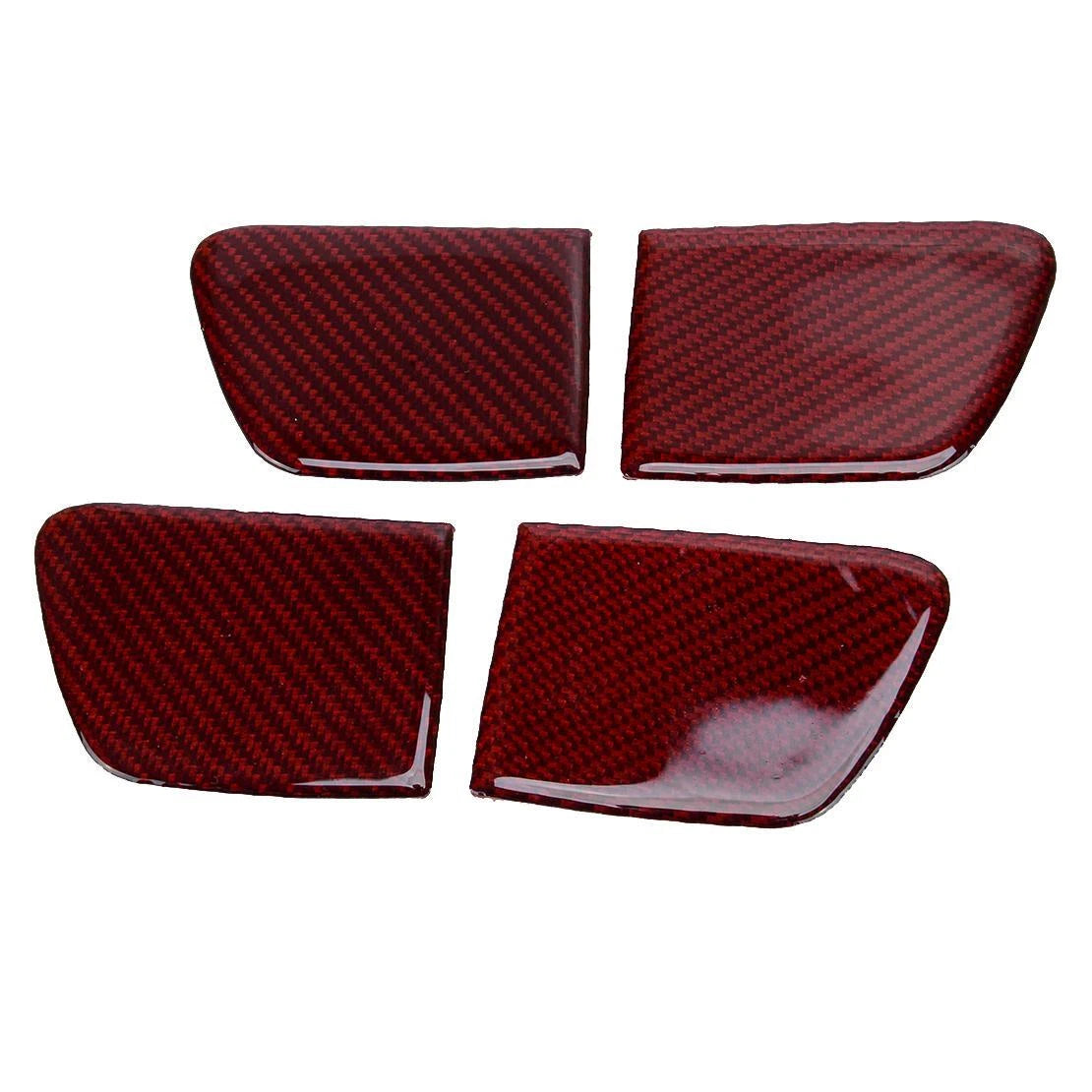 Red Carbon Fiber Inner Door Handle Bowl Cover for Honda Accord (2014-2017)