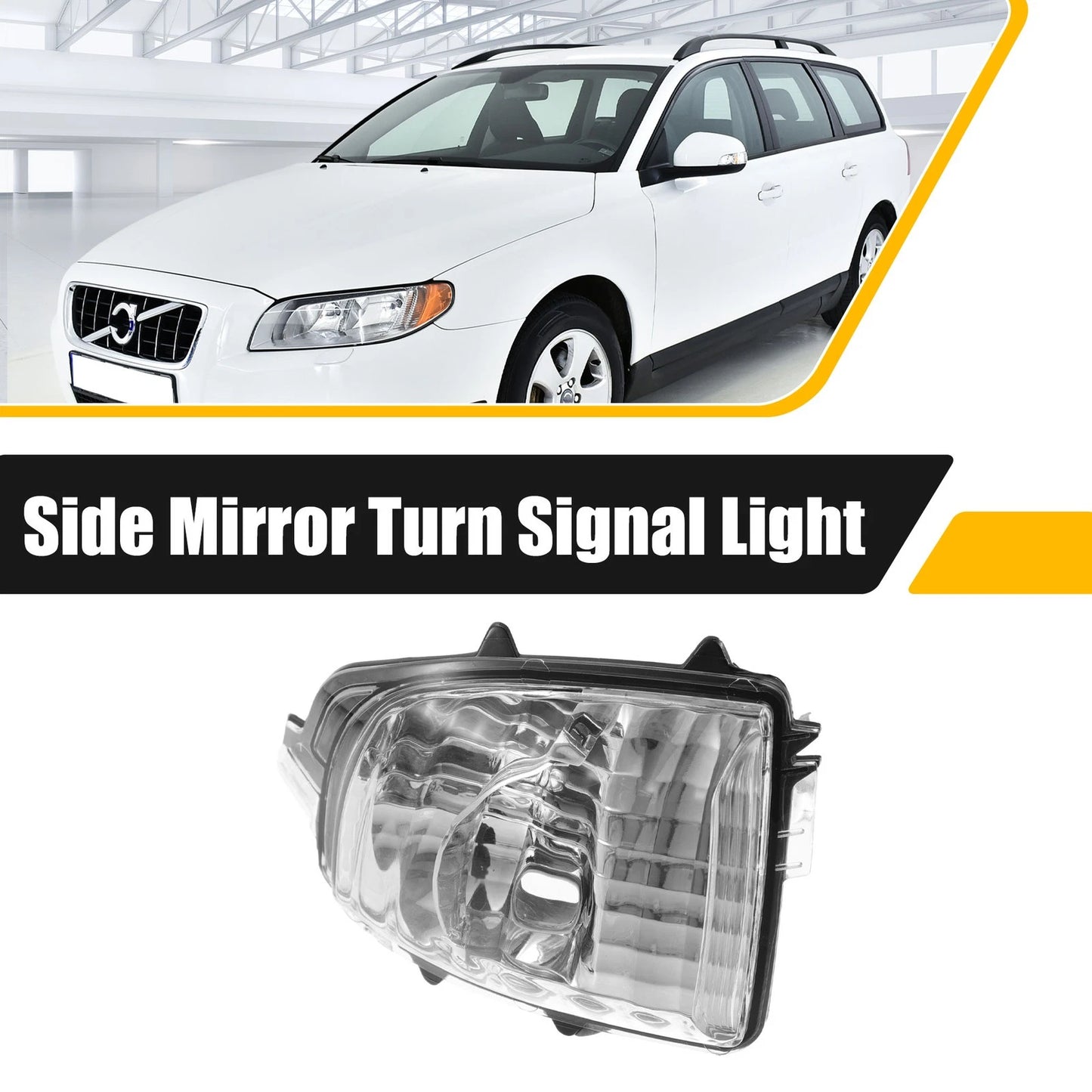 Front Left Side Mirror Turn Signal Light Lens for Volvo (2001-2007)