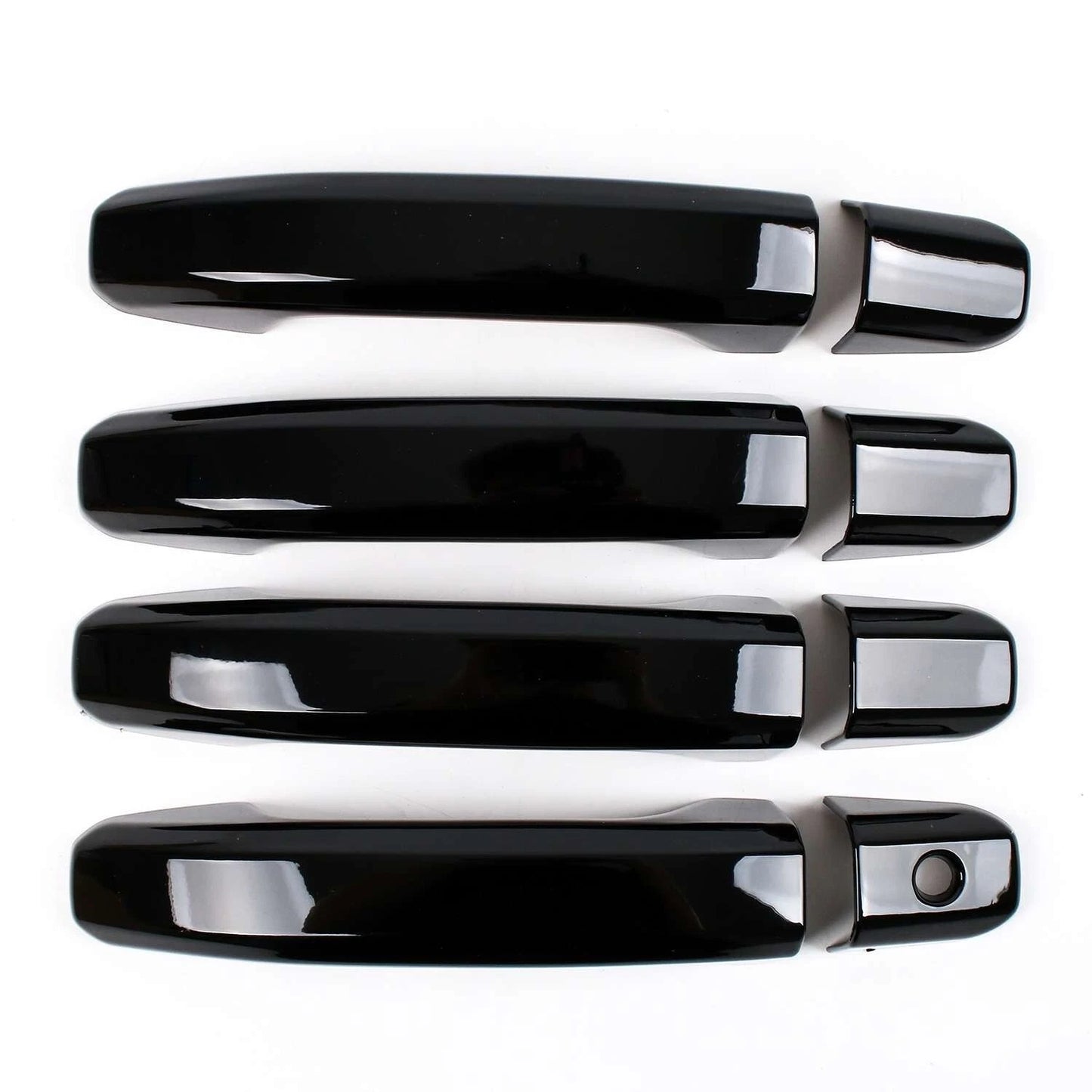 Black Door Handle Lid Cover Trim for Chevrolet Silverado 1500 (2020-2024)