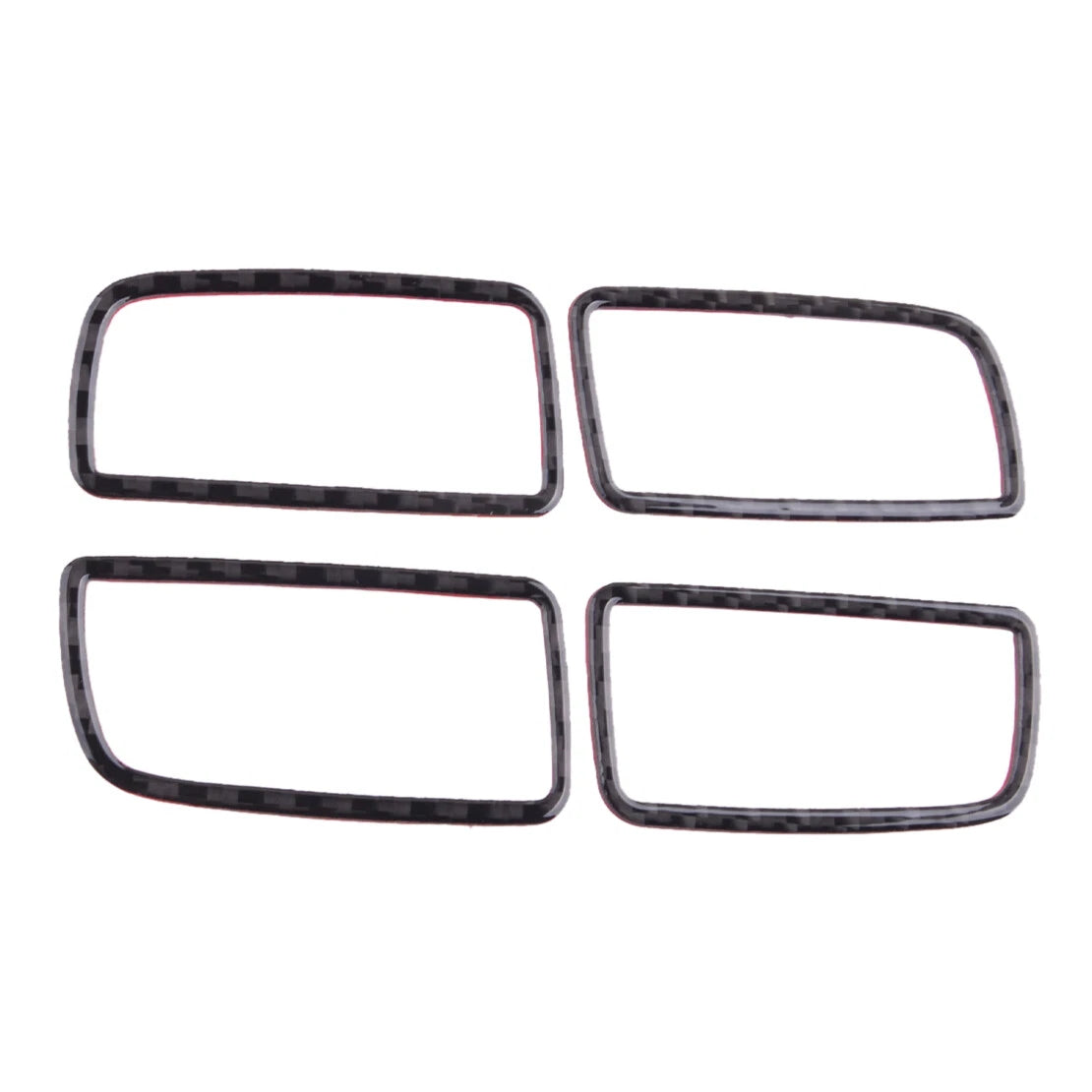 4x Carbon Fiber Volt Meter Oil Temp Covers for Chevy Camaro (2010-2015)