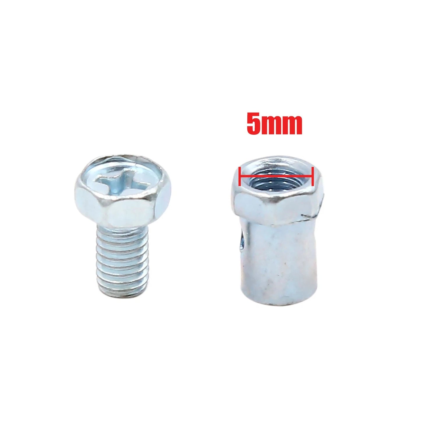 5mm Thread 7mm Brake Cable Wire Nipple Screw Universal 20 x for Scooter