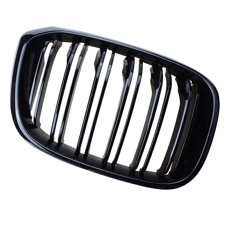 Front Hood Kidney Grille for BMW G01 X3 X3M G02 X4 2018-2021 Glossy Black