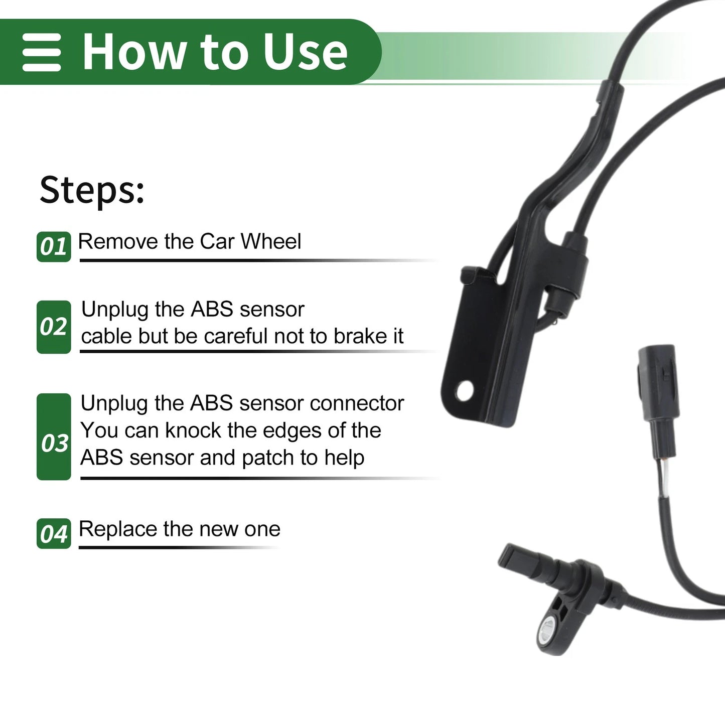 ABS Wheel Speed Sensor for Lexus NX300H (2015-2020) 1 Pcs