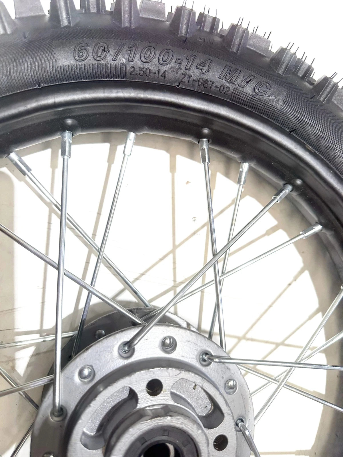 14" Front Wheel Rim Knobby Tyre for PIT PRO Dirt Bike (60/100-14)