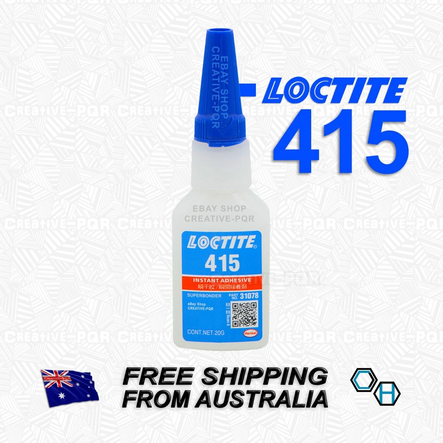 Loctite 415 20g Medium Viscosity Adhesive for Metal Bonding