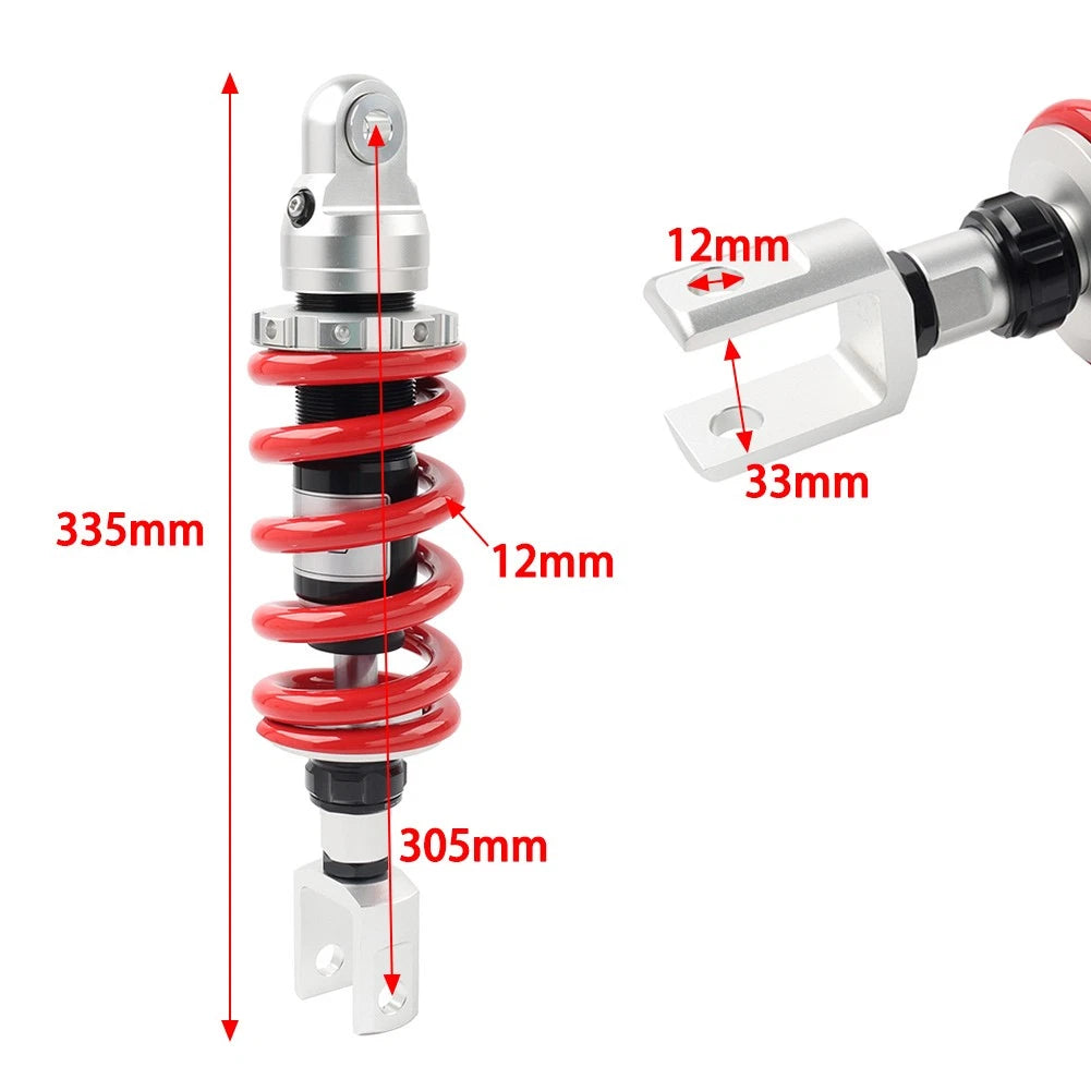 12MM Spring 33mm Rear Shock Absorber for Honda CB600F Hornet (2003-2006)