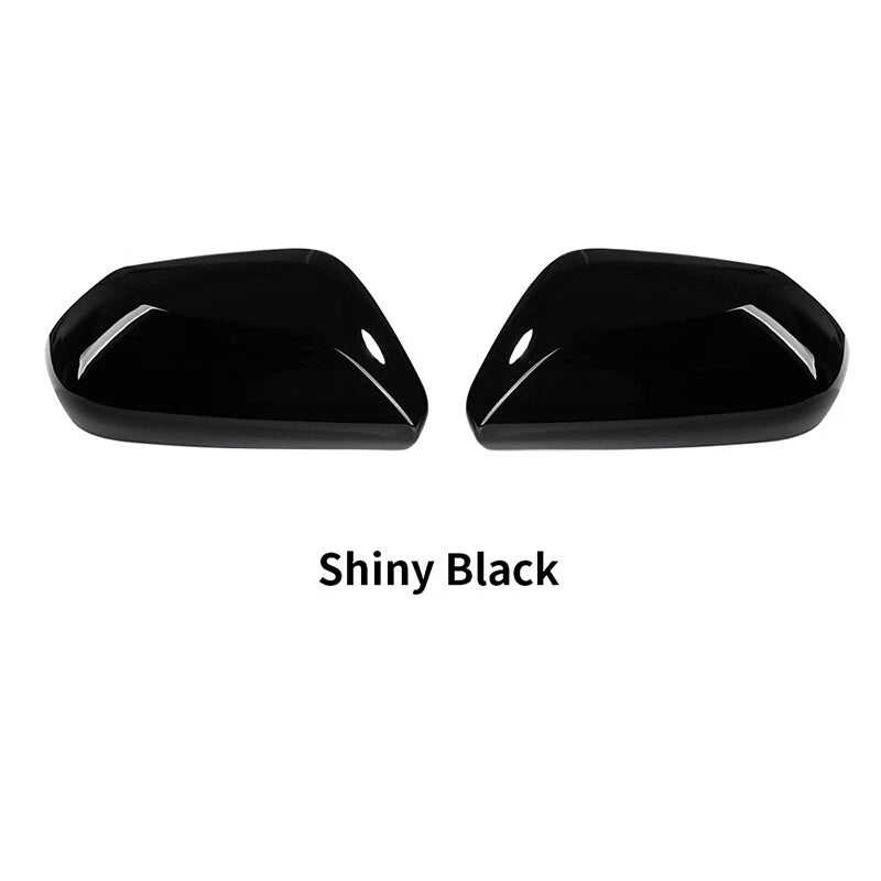 Glossy Black Side Door Rearview Mirror Cover Trim for Toyota Corolla (2019-2023)