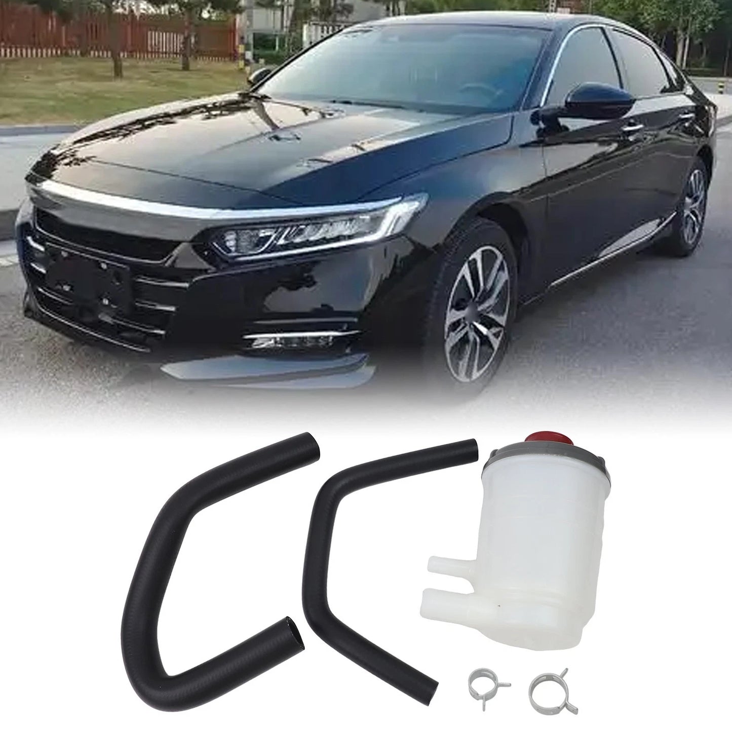 Power Steering Pump Tank and Hoses for Honda Accord (2003–2007)