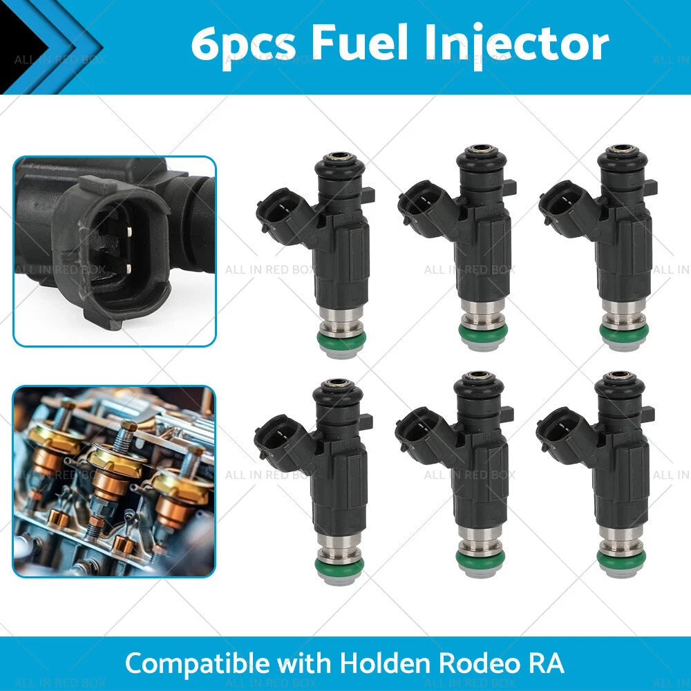 6PCS Fuel Injectors for Holden Rodeo RA (2003-2006)