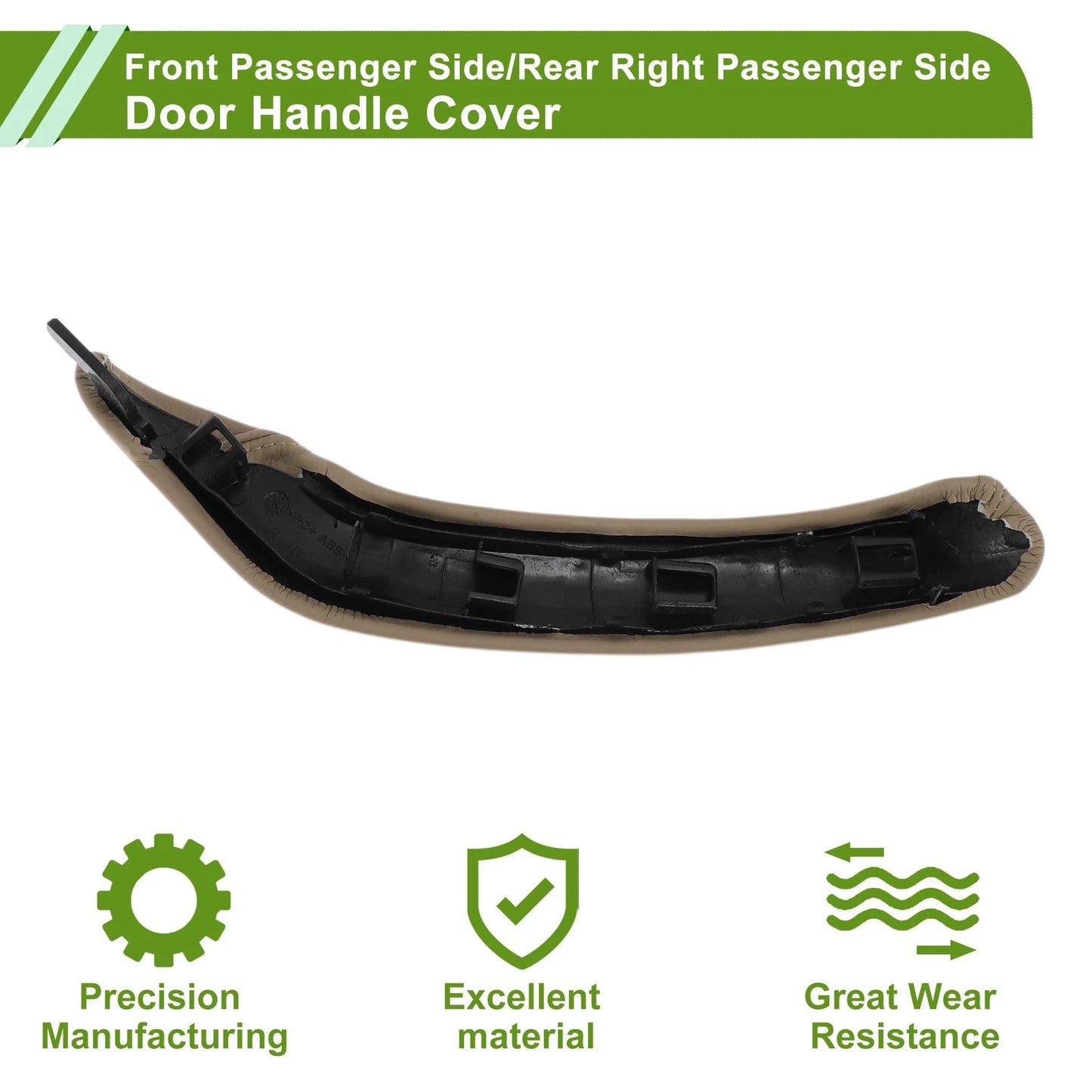 Door Panel Handle Pull Trim Cover for BMW X3 Beige (2010-2016)