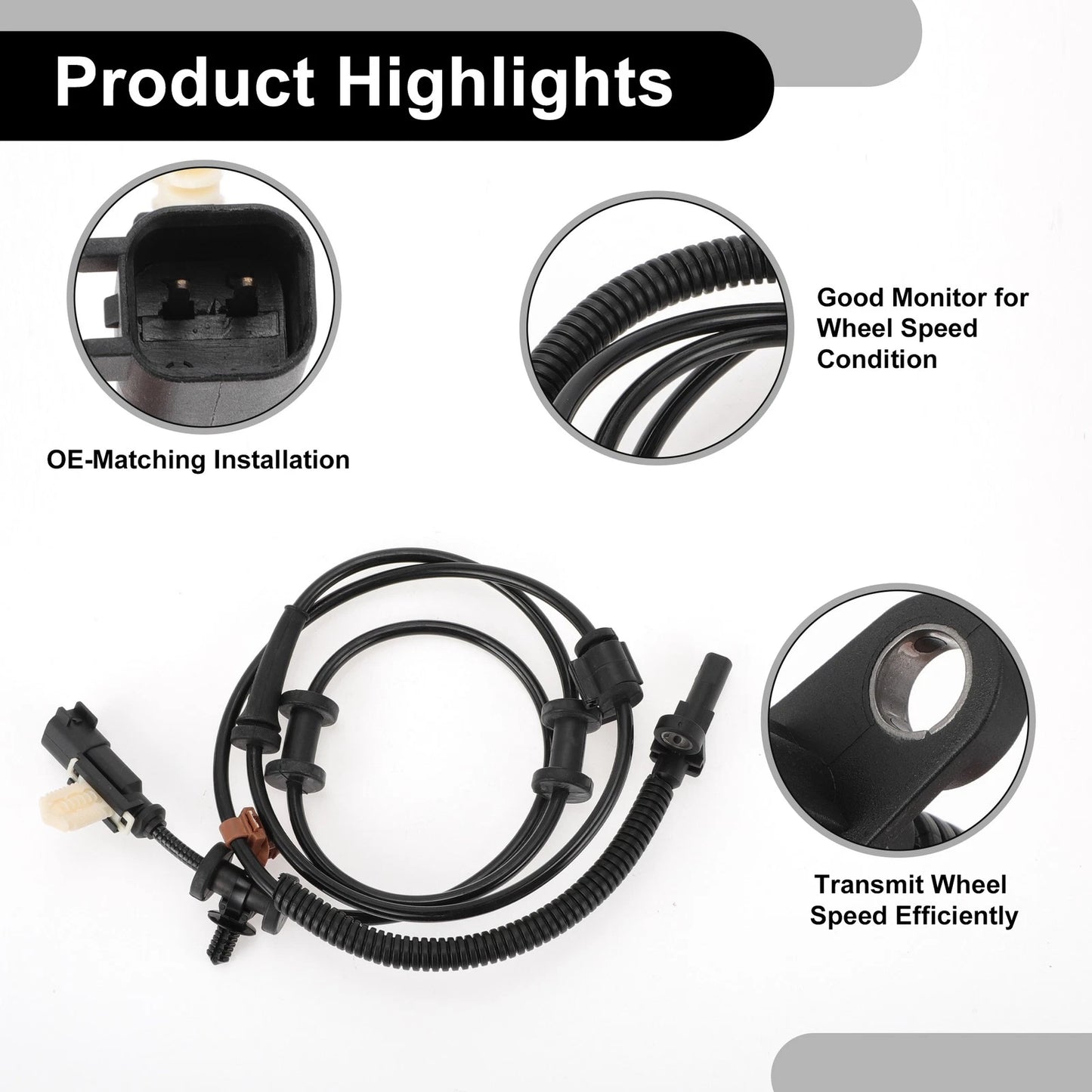 ABS Wheel Speed Sensor Kit for Ford F-250 F-350 (2011-2016) 1 x Rear Right