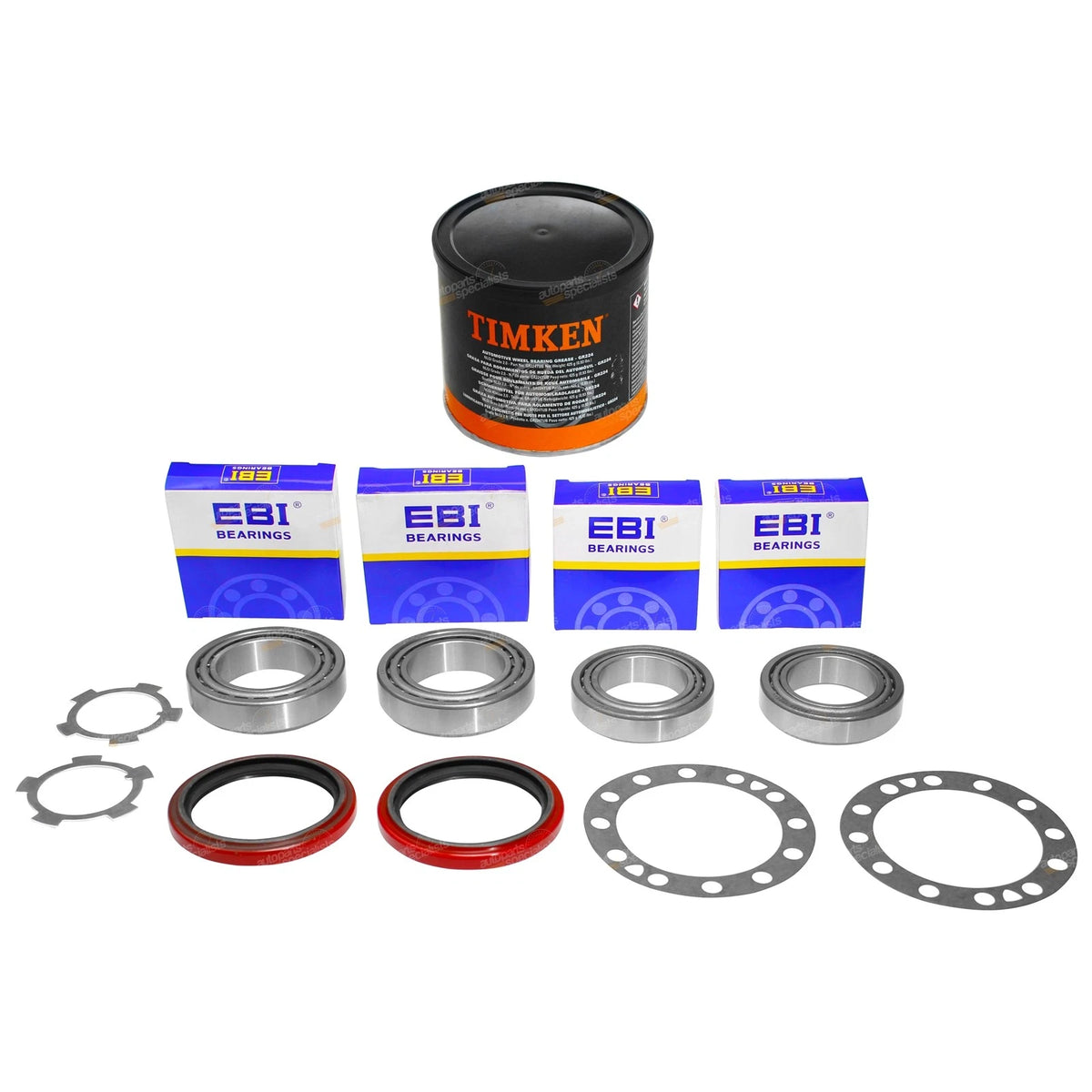 Front Wheel Bearing Kits + Grease for Hilux Surf 4Runner (1988–2005)