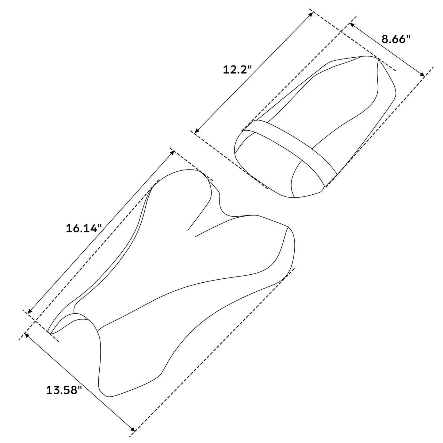 Rider & Passenger Seats for Yamaha YZF R1 (2004-2006) Black Blue