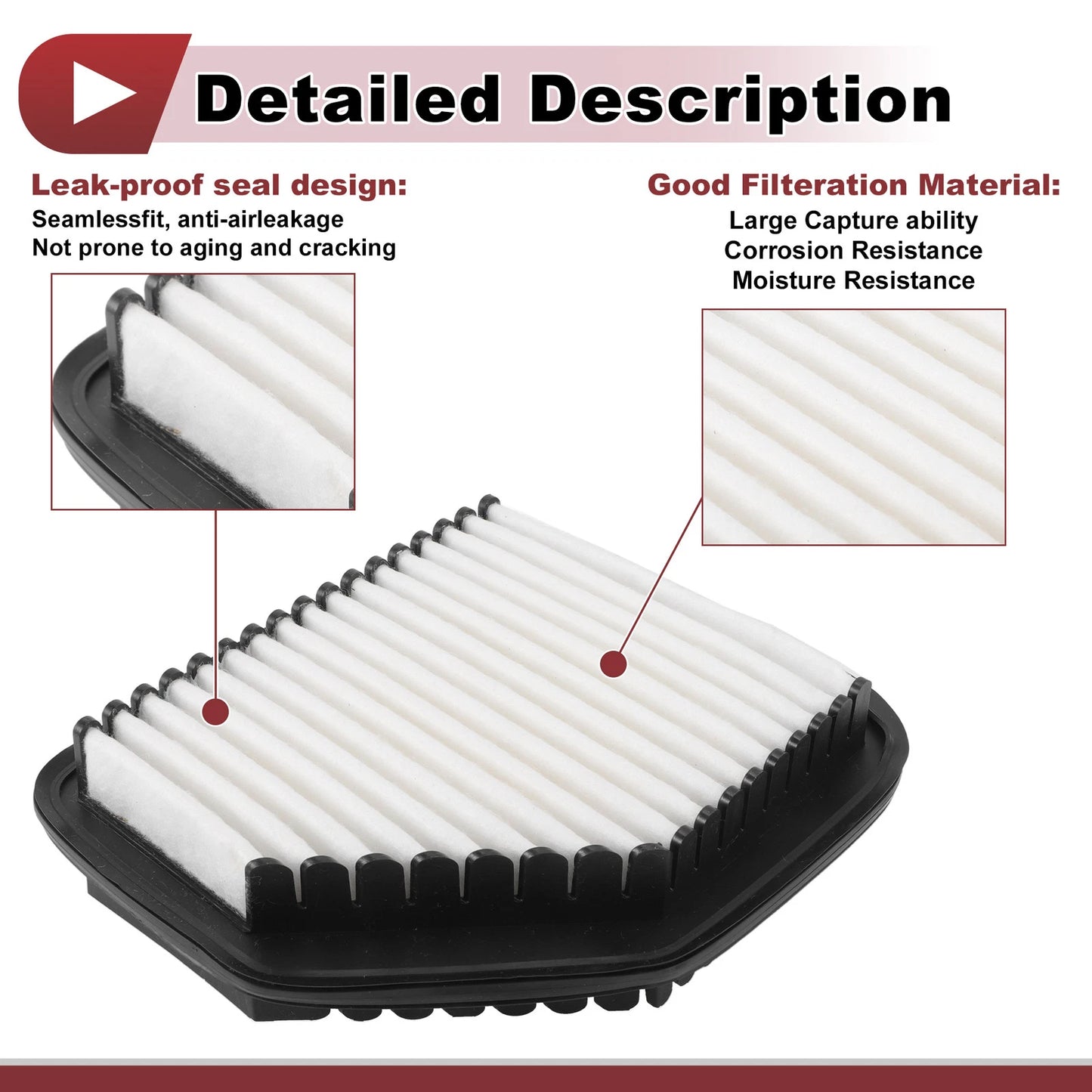 Engine Air Filter for Mazda DG17V (No.1A1513Z40) (2017-2023)