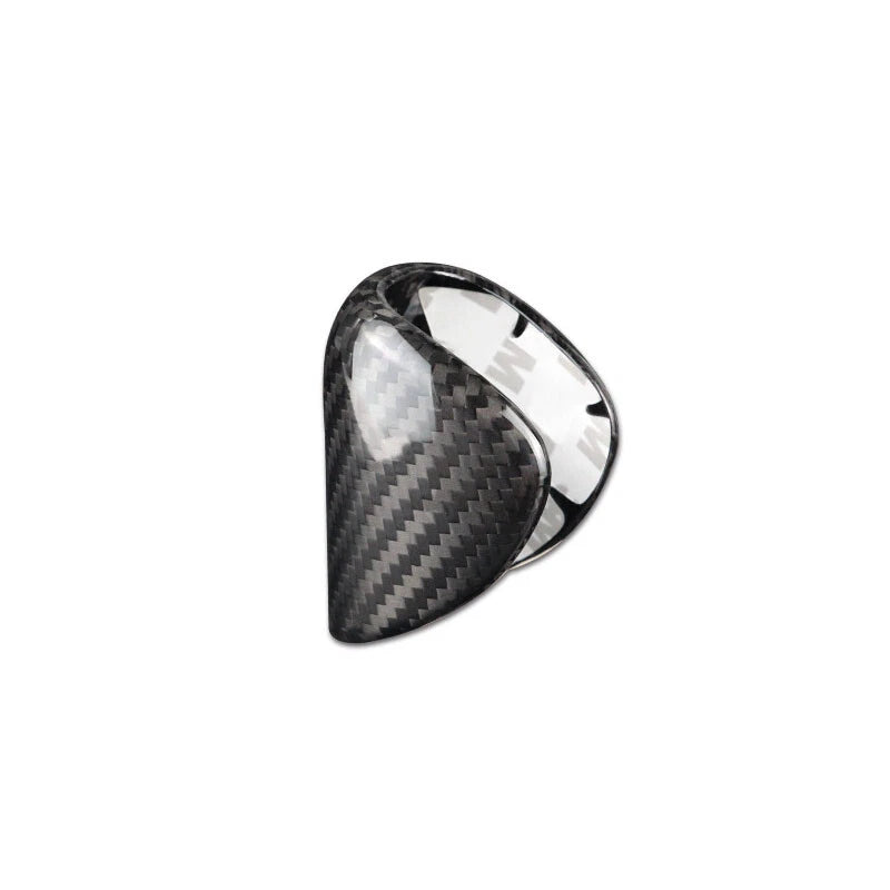 Carbon Fiber Back Gear Shift Knob Shifter Cover Trim Fit For Lexus IS ES NX GS