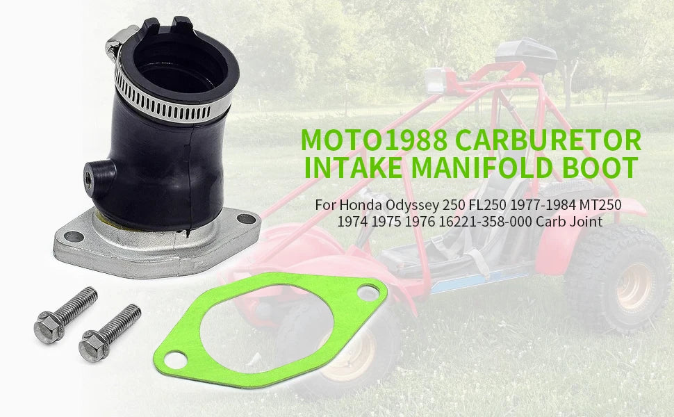 Intake Manifold & Gasket for Honda ATV Odyssey 250 (1977–1984)
