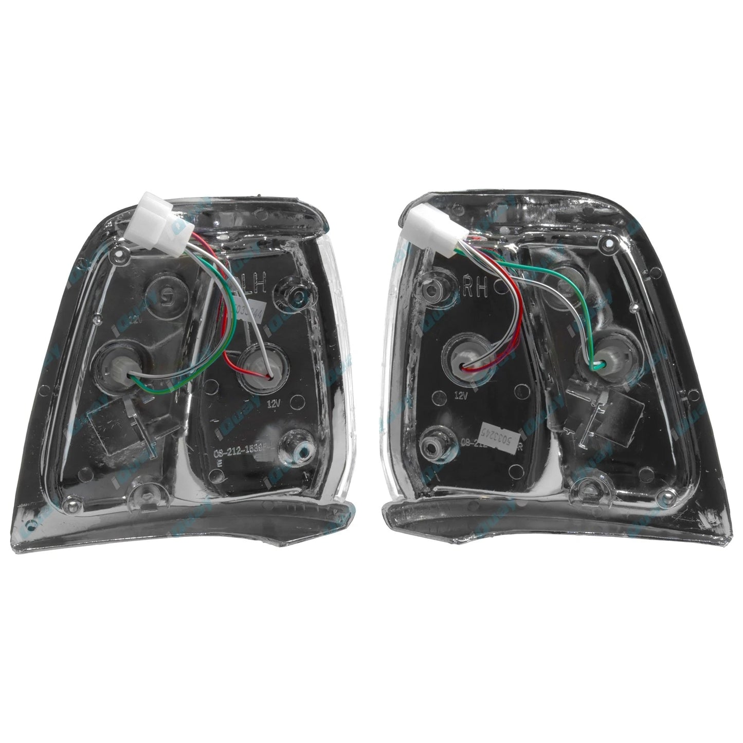 LH+RH Chrome Corner Lights Pair for Toyota Hilux LN85 RN85 4cyl 2.4L 1991-1997