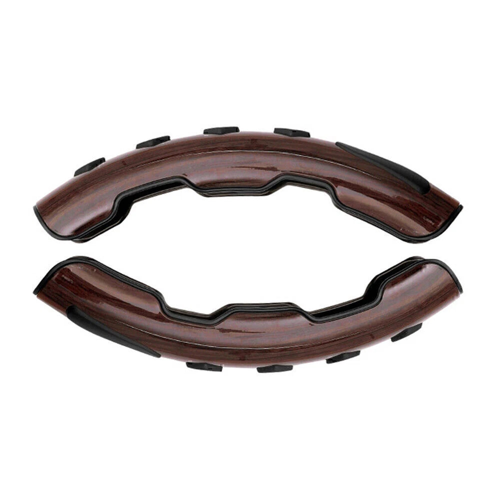 Brown ABS Non-Slip Steering Wheel Covers for Honda Civic Accord CRV