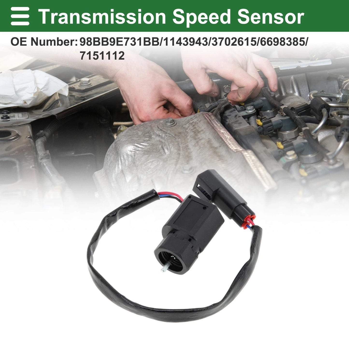 Transmission Speed Sensor for Ford Escort 1.6 16V (1998-2000)