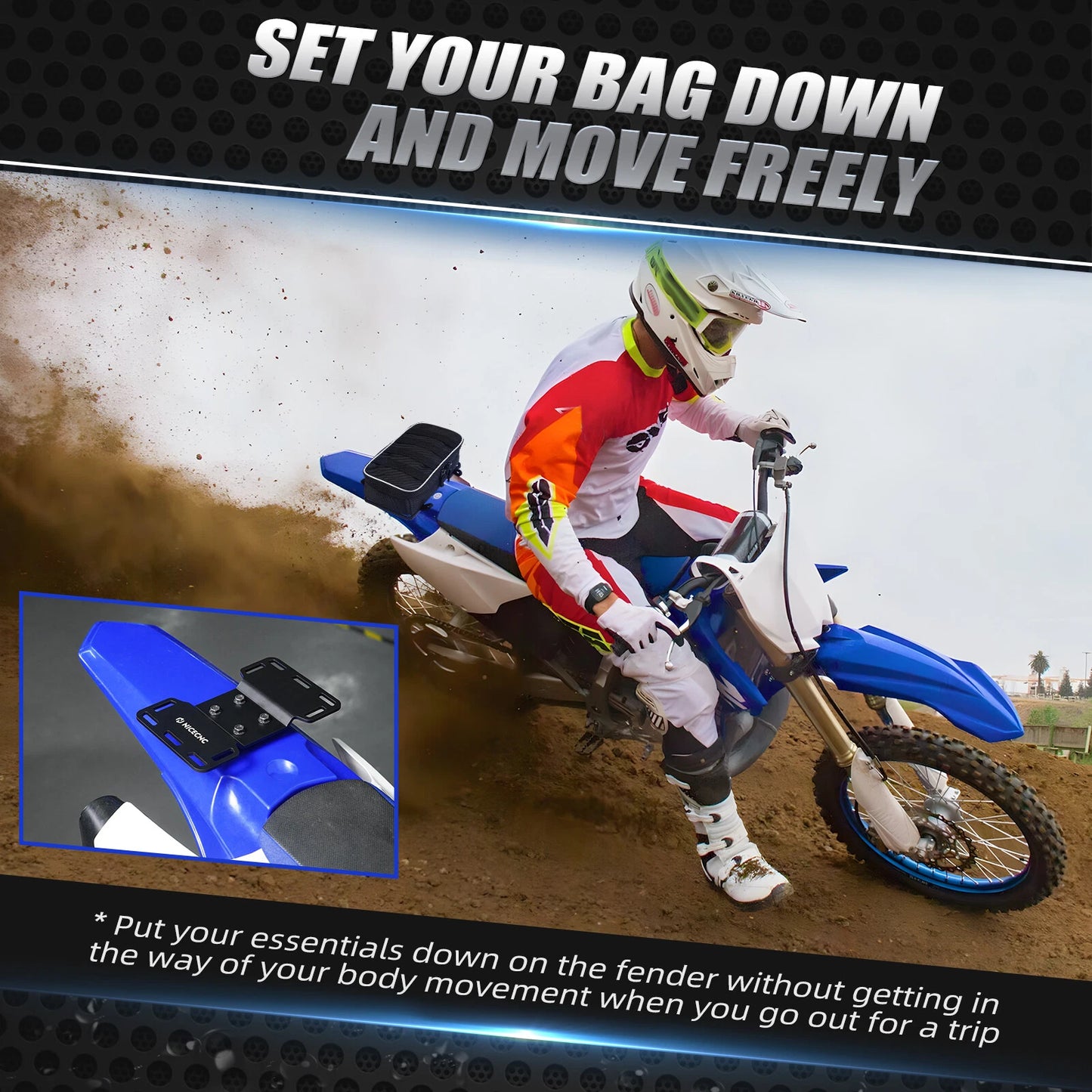 Rear Tail Rack Bracket for Honda CR125 CR250 CRF250X CRF450 (2000-2023)