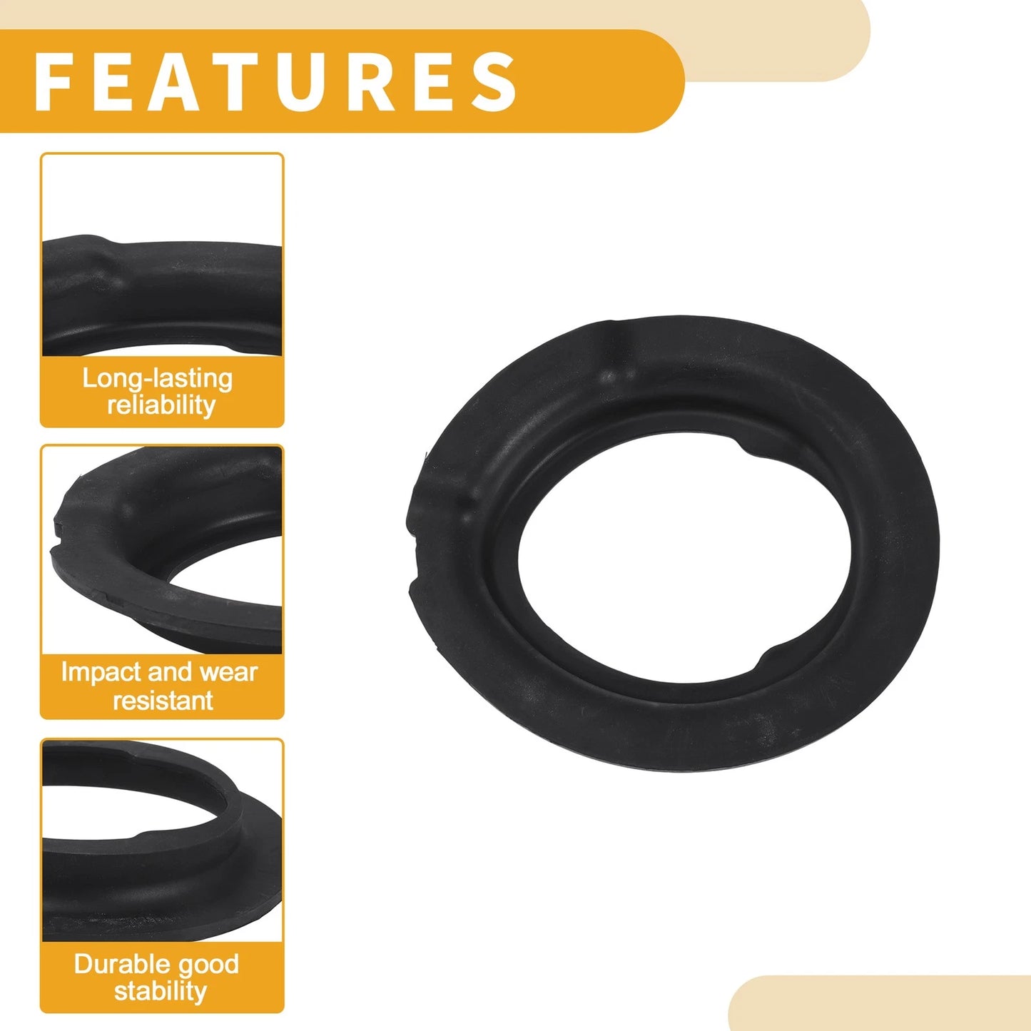Coil Spring Insulator for BMW 528i (2000-2008) Rubber 1 Pc
