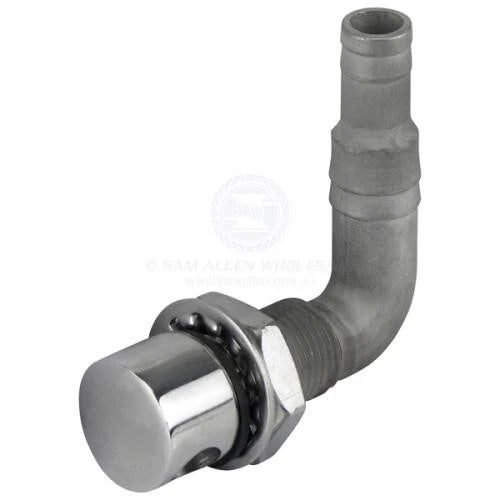 Fuel Breather Marine Boat Fuel Tank Breather 90° Bend 316 Stainless Steel