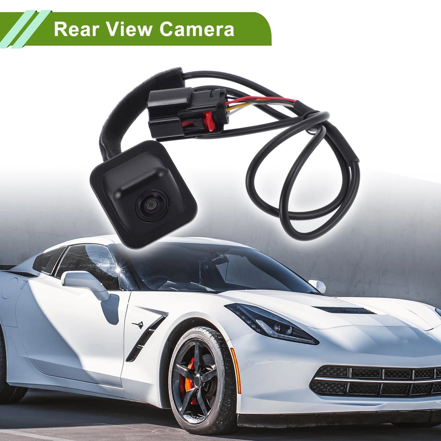 Rear View Camera 120-180 Degree for Chevrolet Corvette Stingray Z06 6.2L (2014-2016)