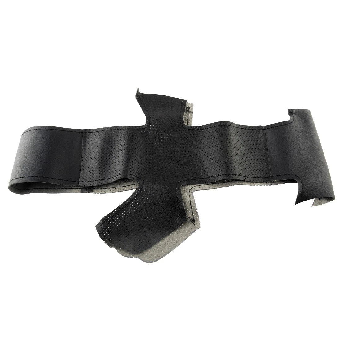 Black Leather Steering Wheel Cover for Toyota RAV4, Corolla (2001-2023)