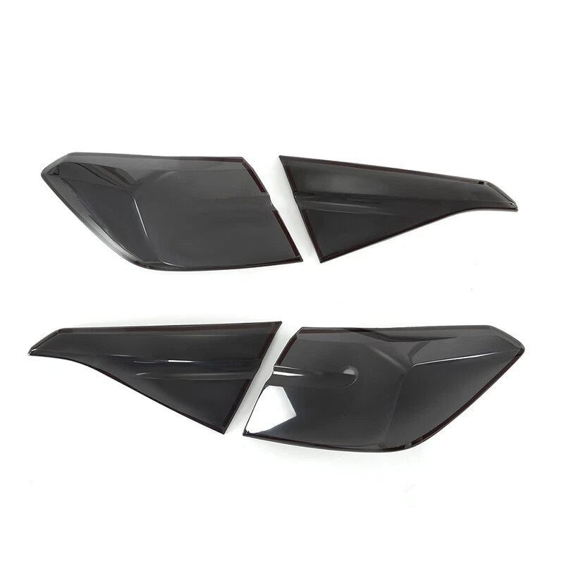 4 x Smoke Black Rear Tail Light Shade Covers for Honda Civic (2021-2023)