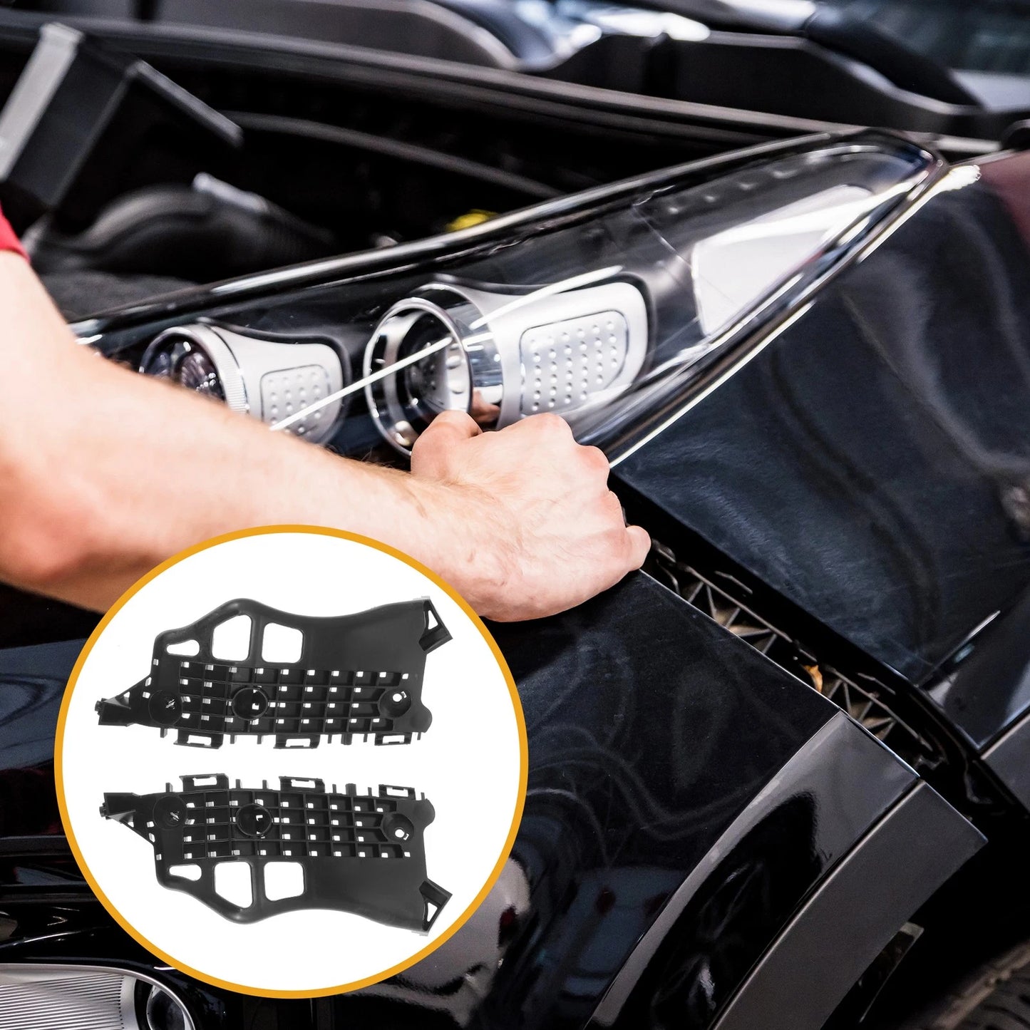 Bumper Support Bracket 1 Pair for Toyota C-HR (2018-2020)
