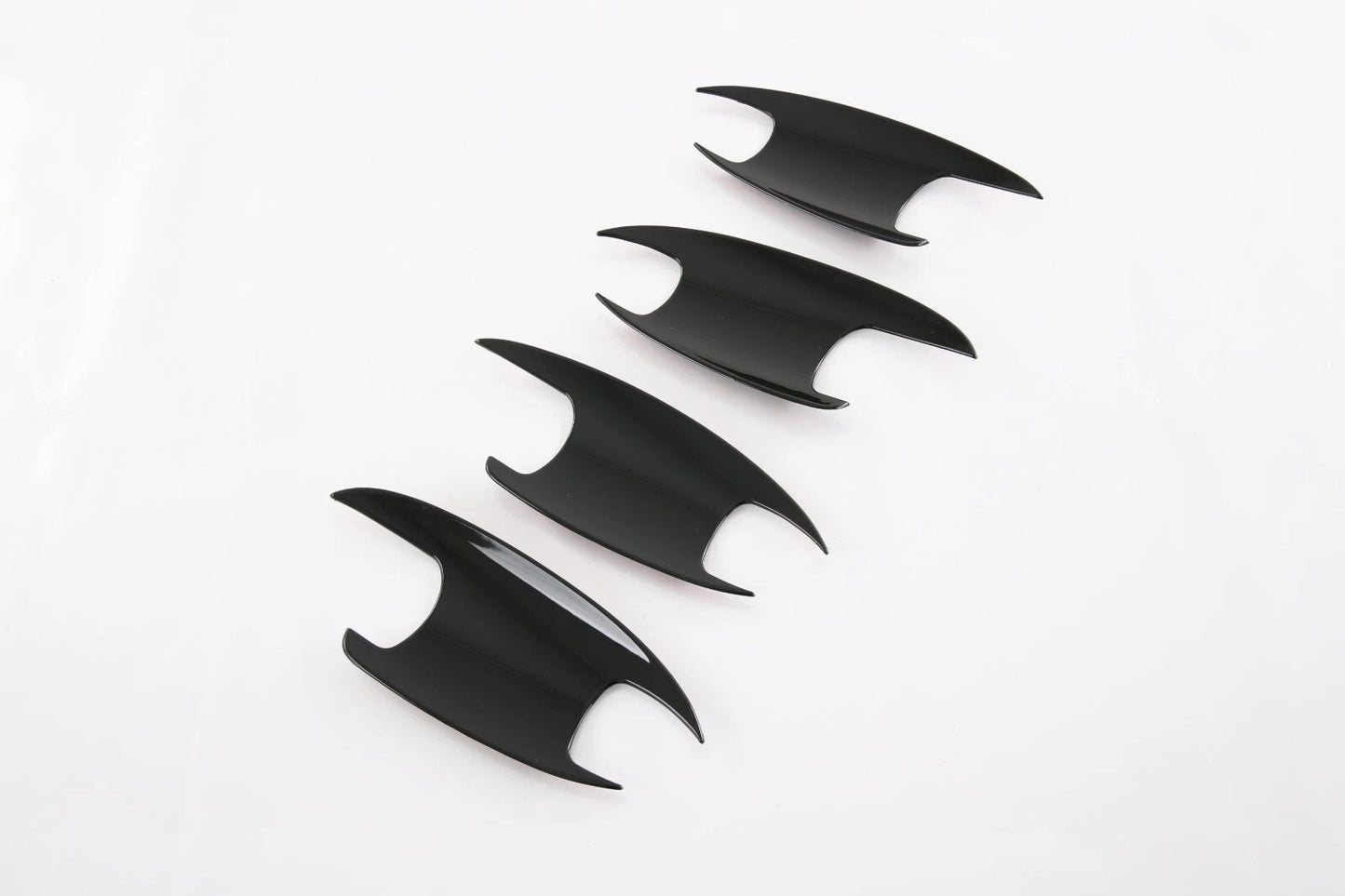 Black Door Handle Bowl Cover Trim for 2022-2023 Mercedes Benz C-Class Sedan