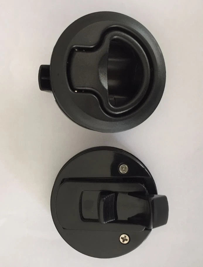 Flush Mount Slam Latch 62mm for Boat/Caravan/4WD - Black