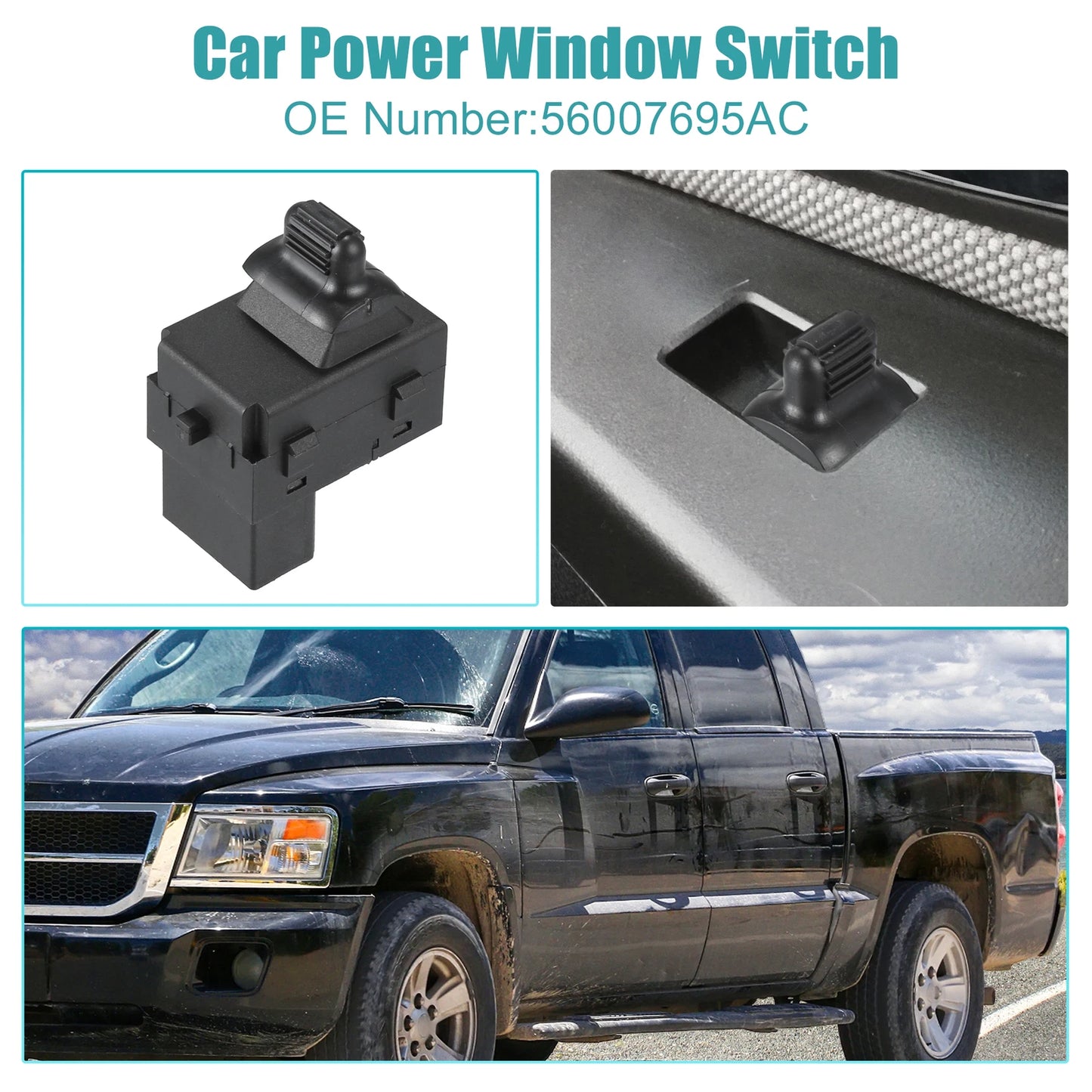 Power Window Switch for Dodge Ram 1500, Jeep Cherokee (2002-2010)