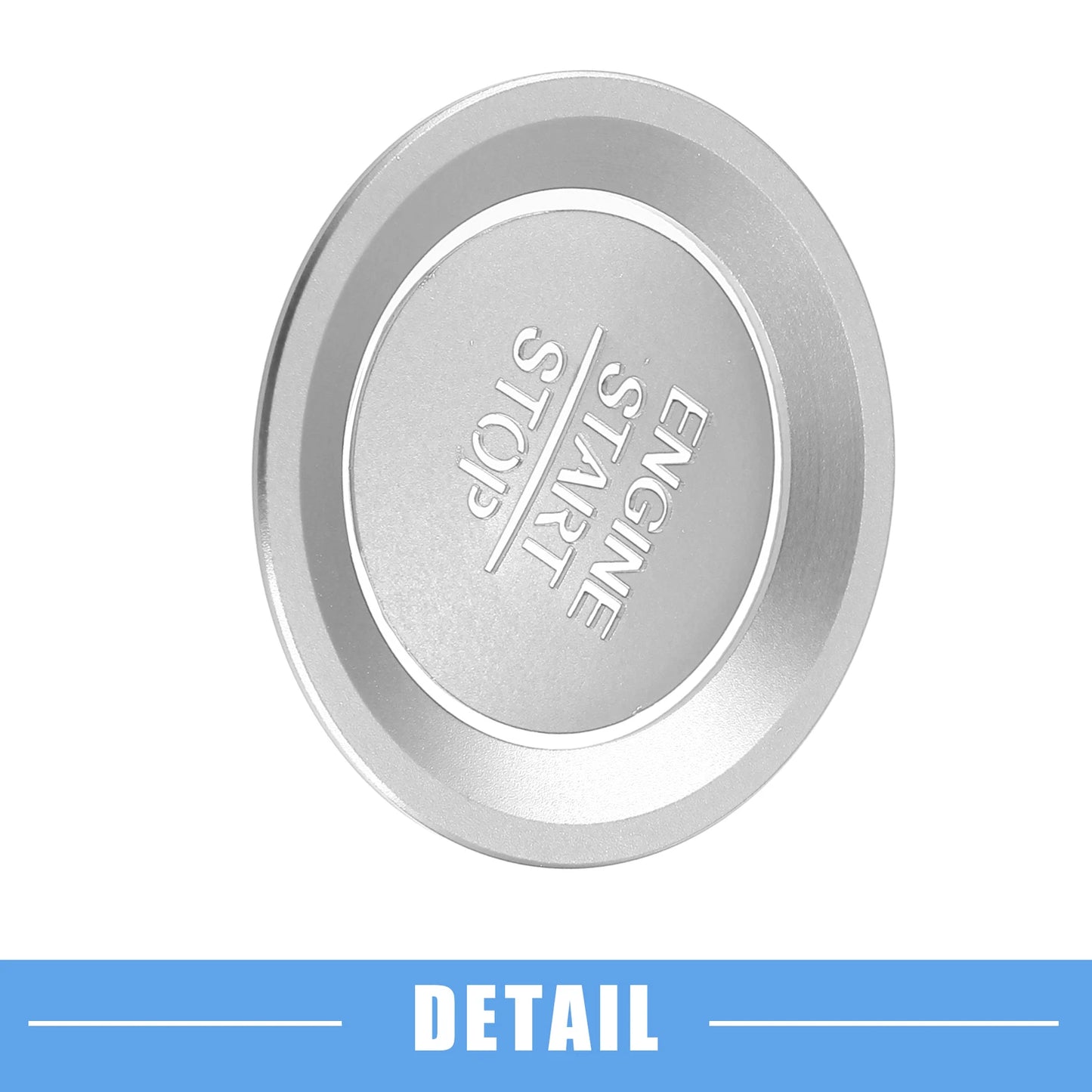 Ignition Button Sticker for Honda Accord 2018-2022 Silver Tone