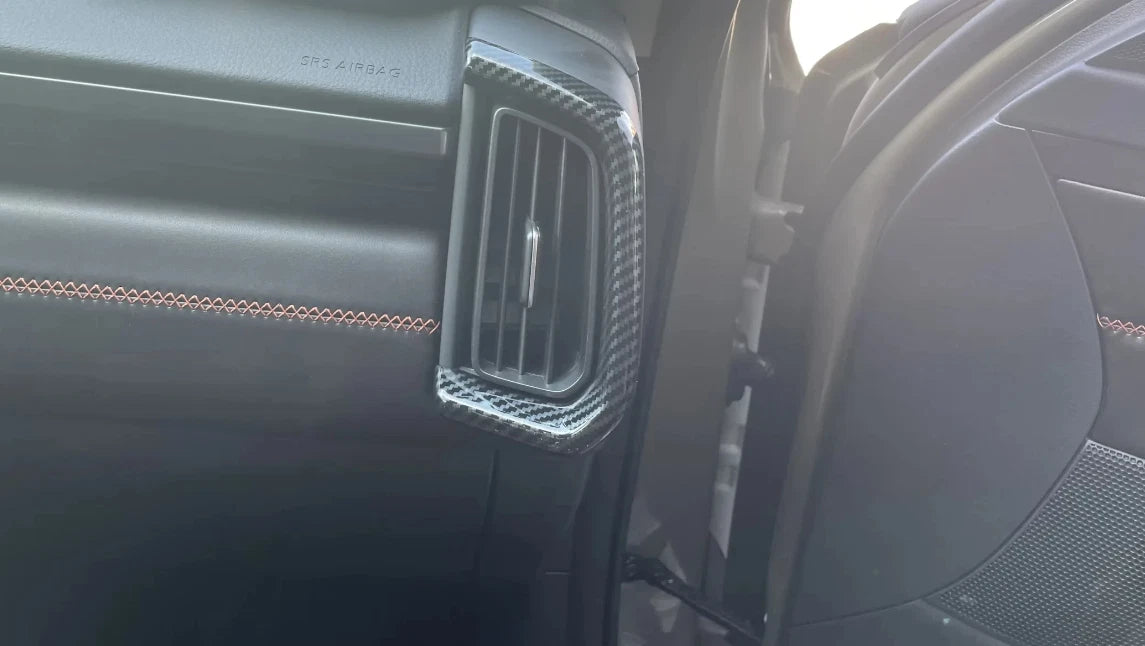 Front Air Vent Outlet Lid Carbon Fiber Cover Trim for Mazda CX-50 (2023-2024)